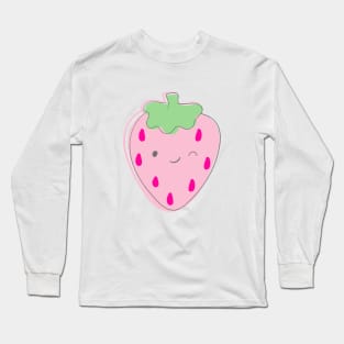 Kawaï Strawberry Long Sleeve T-Shirt